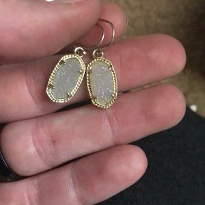 Kendra Scott iridescent hang small earrings